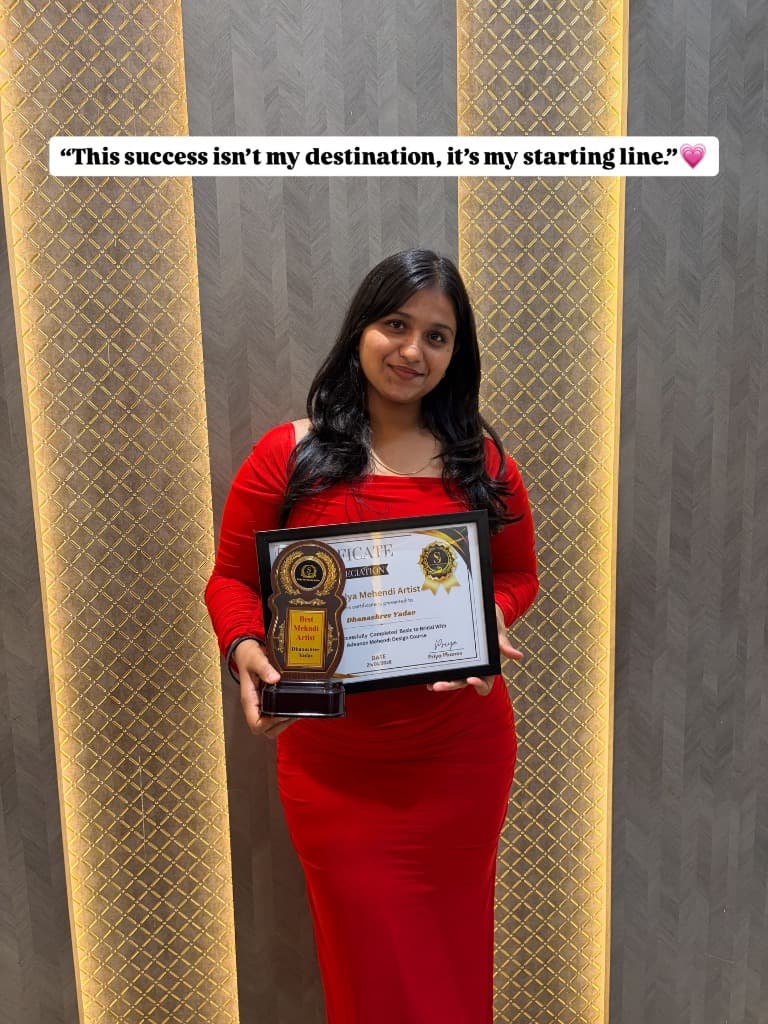 Dhanashree - Founder and Mehendi Artist at RoyalHandsByDhanashree